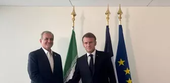 Macron ve Pezeşkiyan, İran'ın Nükleer Programını Görüştü