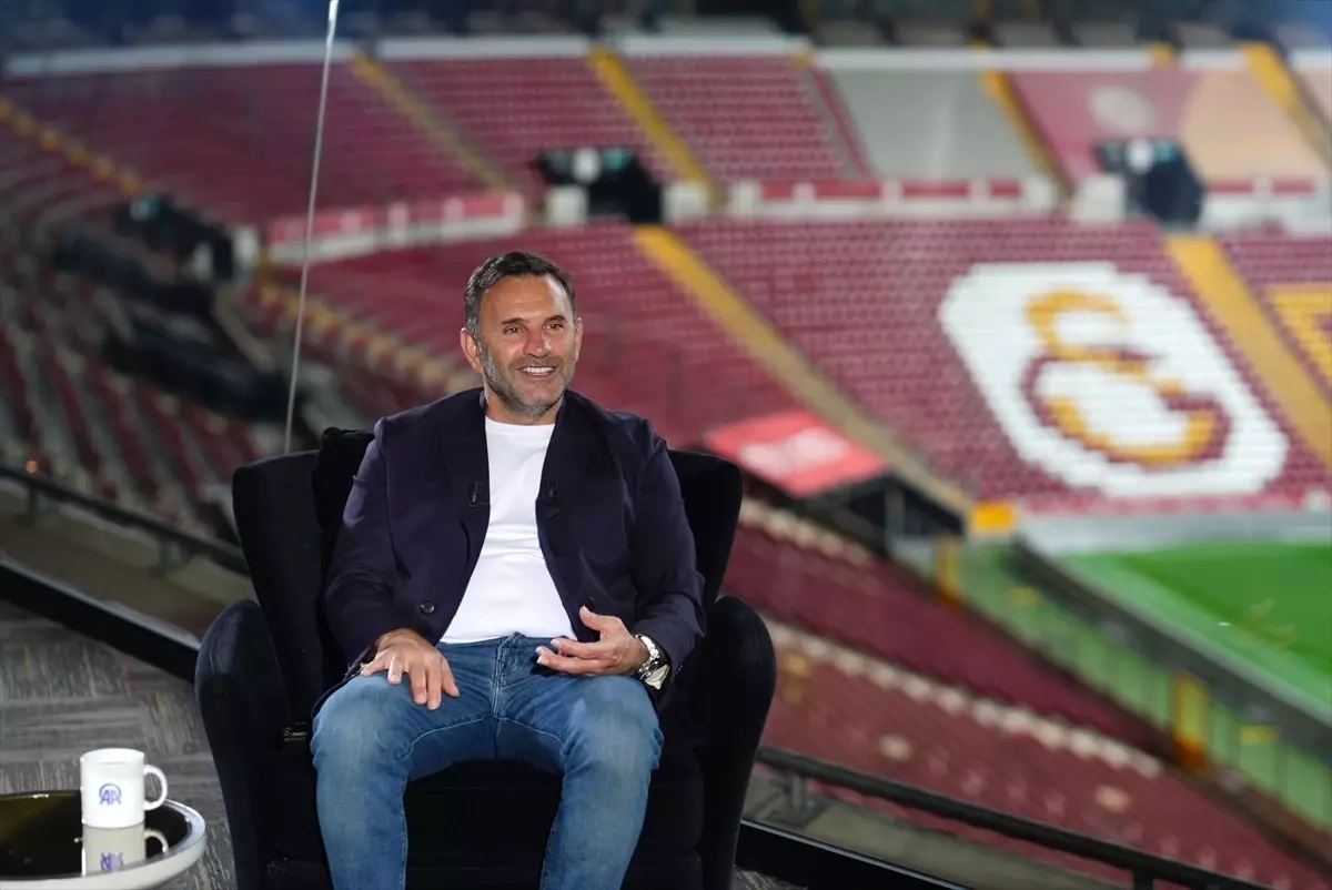 Galatasaray Teknik Direktörü Okan Buruk, AA canlı yayınına katıldı: (1)