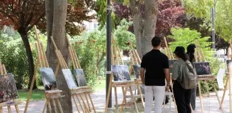 GAÜN'de 15 Temmuz İçin Resim Sergisi Açıldı