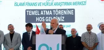 Gaye Camisi İslami Finans ve Hukuk Araştırma Merkezi'nin Temeli Atıldı