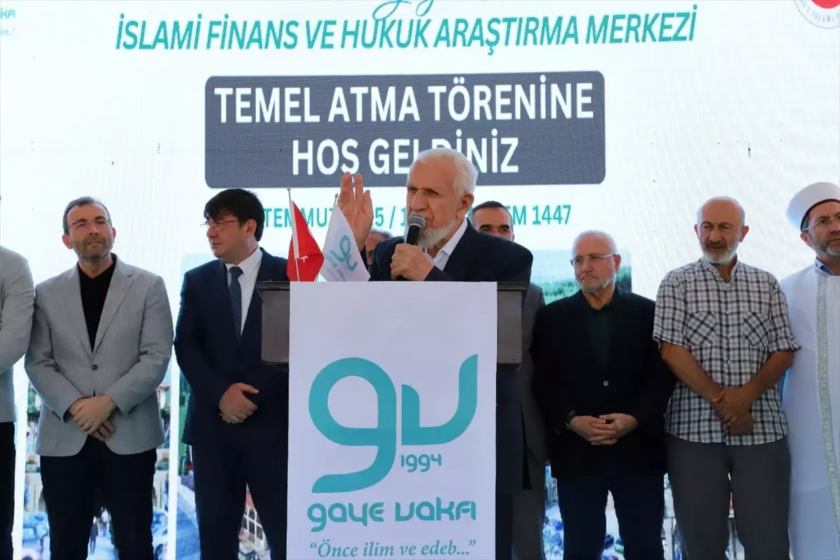 Gaye Camisi İslami Finans ve Hukuk Araştırma Merkezi'nin Temeli Atıldı