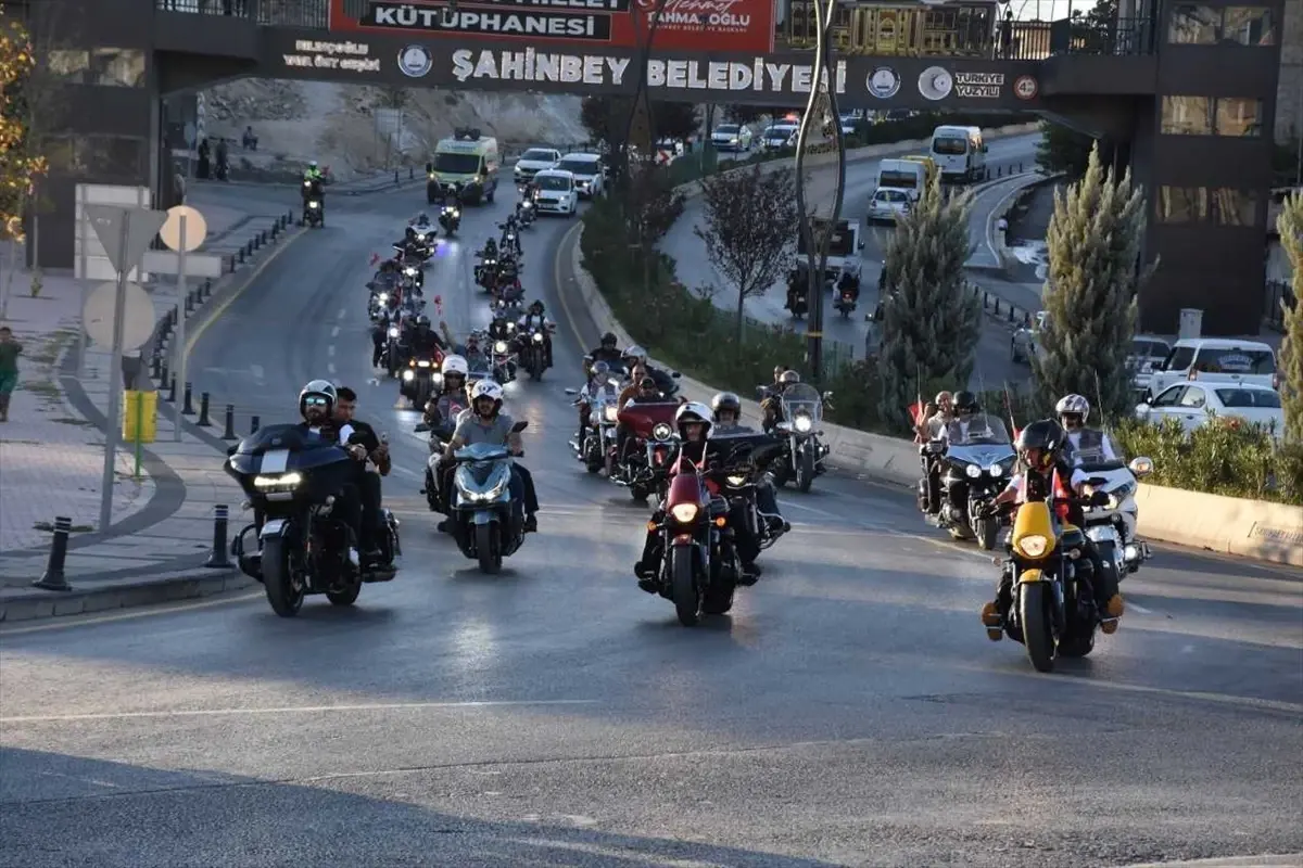 12. Gaziler Sürüşü Şahinbey'de Gerçekleşti