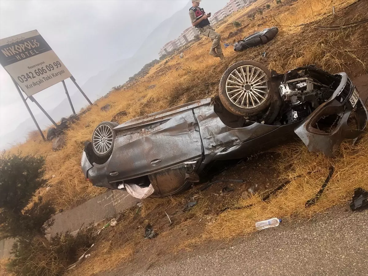 Gaziantep'te Trafik Kazası: 3 Yaralı