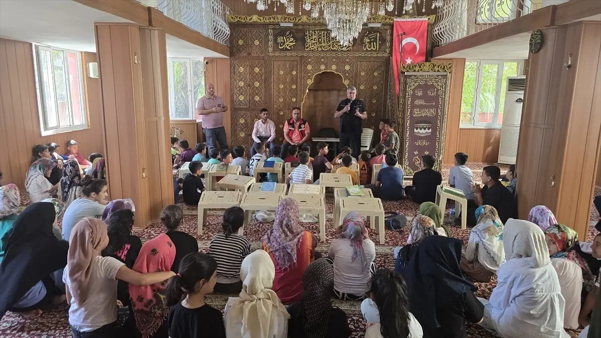 İslahiye'de Kur'an Kursu Öğrencilerine Çevre Bilinci Semineri