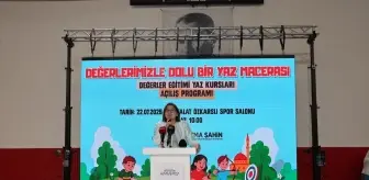 Gaziantep'te Değerler Eğitimi Yaz Okulları Açıldı