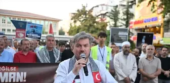 Gaziantep'te İsrail'in saldırıları protesto edildi