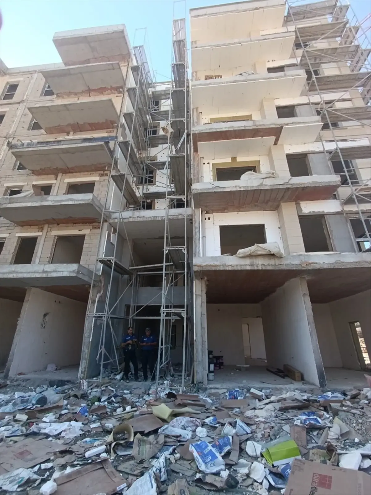 Gaziantep'te İnşaat İşçisi Düşerek Ağır Yaralandı