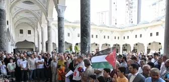 Gaziantep'te Filistin'e Destek İçin Dua Etme Etkinliği Düzenlendi