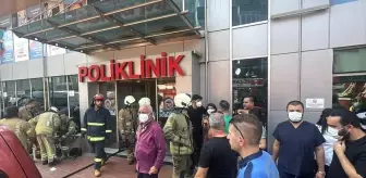 Gaziosmanpaşa'daki Özel Hastanede Yangın Çıktı