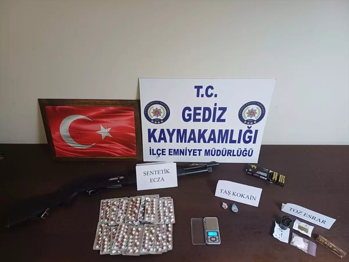 Kütahya'da Uyuşturucu Operasyonu: 2 Tutuklama