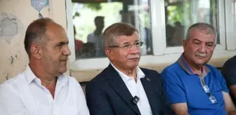 Ahmet Davutoğlu Yangın Bölgesinde Vatandaşlarla Buluştu