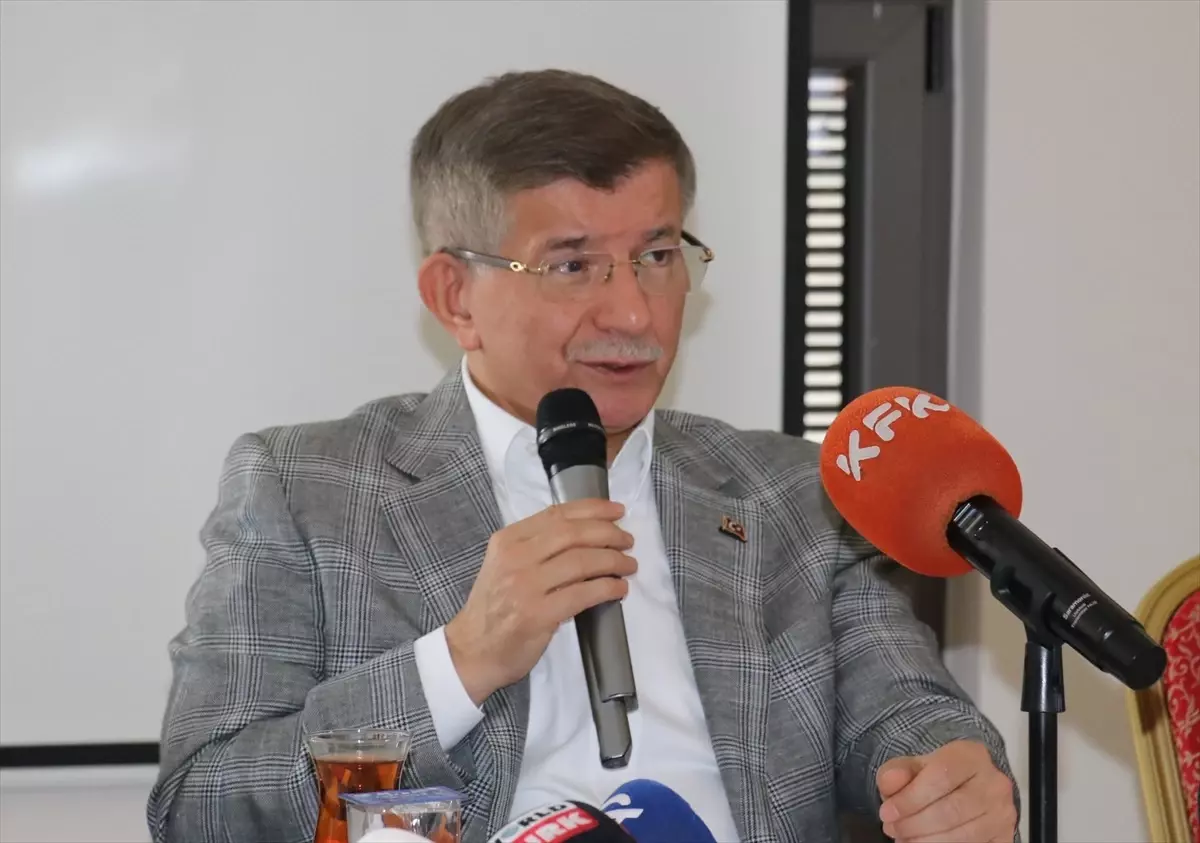 Gelecek Partisi Genel Başkanı Davutoğlu, Isparta'da konuştu Açıklaması