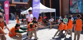 Geleneksel Oyunlar Tırı Erzincan'da Çocuklarla Buluştu