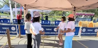 Geleneksel Oyunlar Tırı Tekirdağ'da Çocuklarla Buluştu