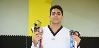 16 Yaşındaki Milli Tekvandocu Tuğra, Altın Madalya İçin Sıkı Çalışıyor