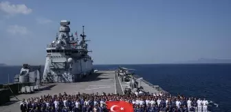 Gençlerin TCG Anadolu gemisiyle 'Zafer Yolculuğu' gururu