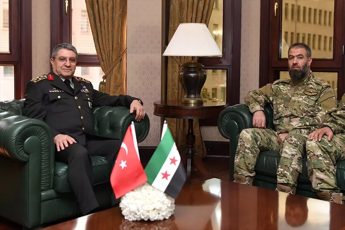 Genelkurmay Başkanı Bayraktaroğlu, Suriye Hava Kuvvetleri Komutanı Hawary'i Kabul Etti