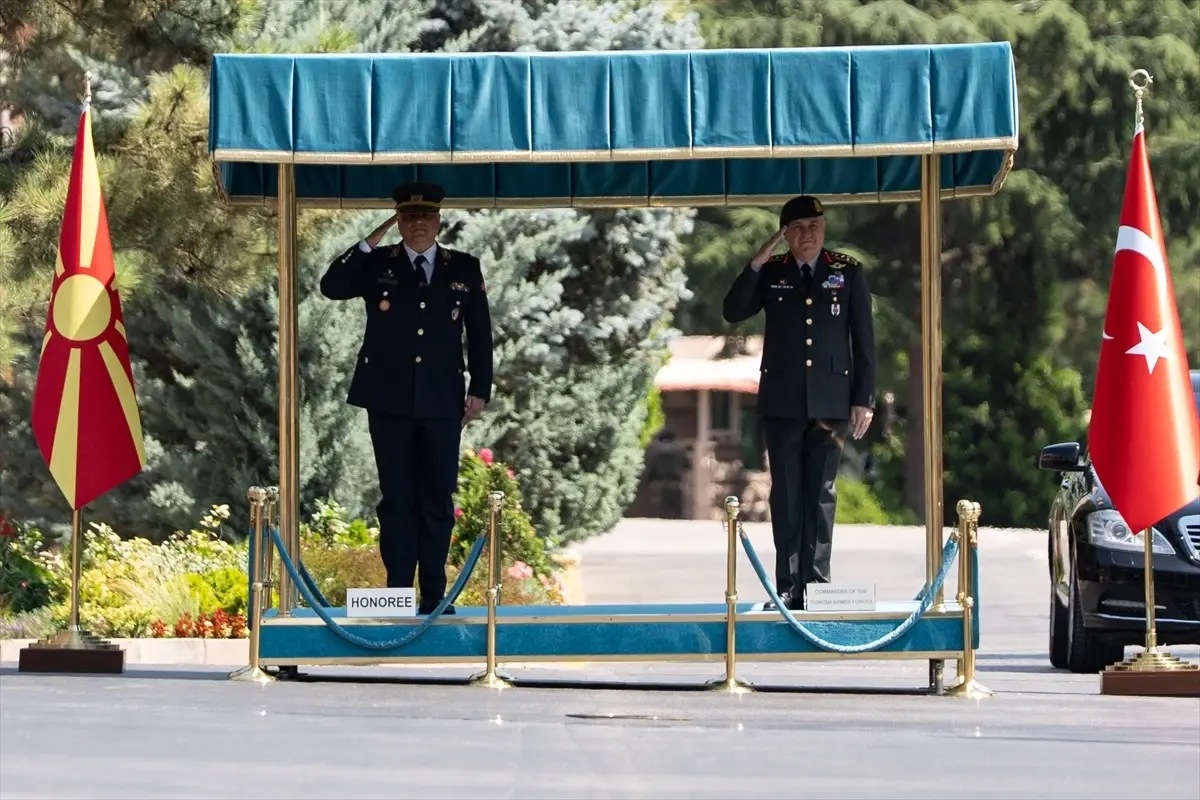 Genelkurmay Başkanı Gürak, Kuzey Makedonya Genelkurmay Başkanı ile Görüştü