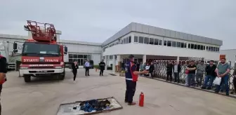 Gerze'de Yangın Müdahale Eğitimi