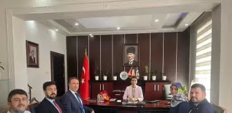 Gerze İlçe Müftüsü, Mevlid-i Nebi Haftası Nedeniyle Kaymakamı Ziyaret Etti