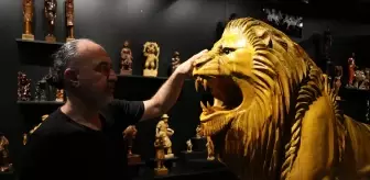 Hakan Evciman, Yalova'da Ahşap Heykeller Koleksiyonu Oluşturdu