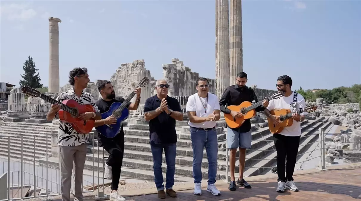Gipsy Kings, Didim'deki Apollon Tapınağı'nda Klip Çekti