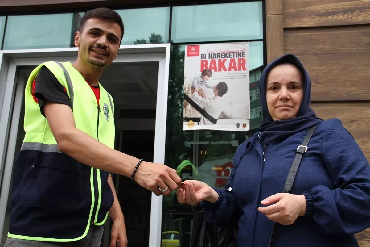 Giresun'da Düşen Yarım Altına Belediyeden Anında Müdahale