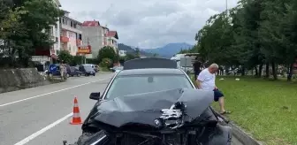 Giresun'da Otomobil Kazası: 4 Yaralı