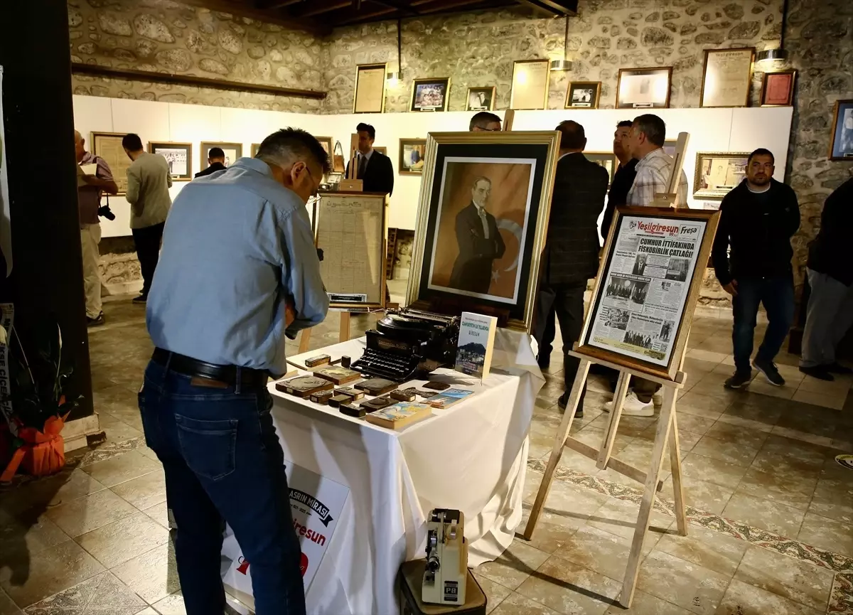 Giresun'da 100 Yıllık Gazete Sergisi Açıldı