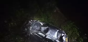 Giresun'da otomobil uçuruma yuvarlandı: 3 ölü, 1 yaralı