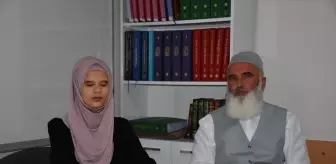 Görme Engelli Öğrenci Aynur Yıldız, Kur'an-ı Kerim'i Ezberleyerek Hafız Olma Hedefinde