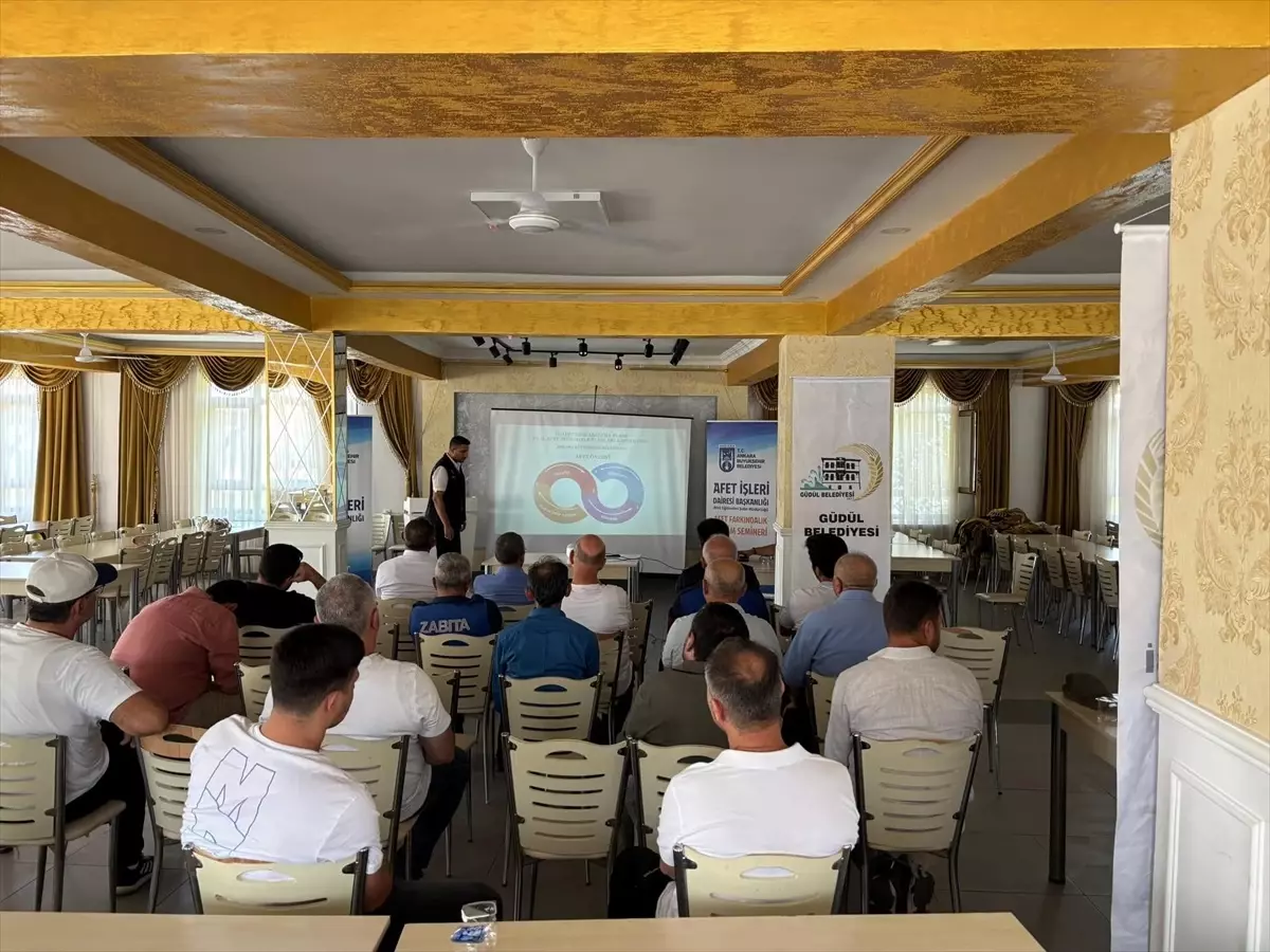 Güdül'de Belediye Personeline Yangın ve Afet Farkındalık Eğitimi