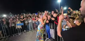Edirne İpsala Çeltik Festivali'nde Gülben Ergen Konser Verdi