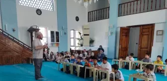 Gümüşhacıköy'de yaz Kur'an kursu öğrencilerine 'Bağımlılıkla mücadele' semineri