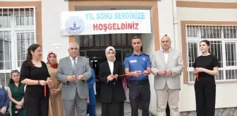 Gümüşhacıköy Halk Eğitim Merkezi Yıl Sonu Sergisi Açıldı