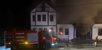 Gümüşhane'de Butik Otelde Yangın