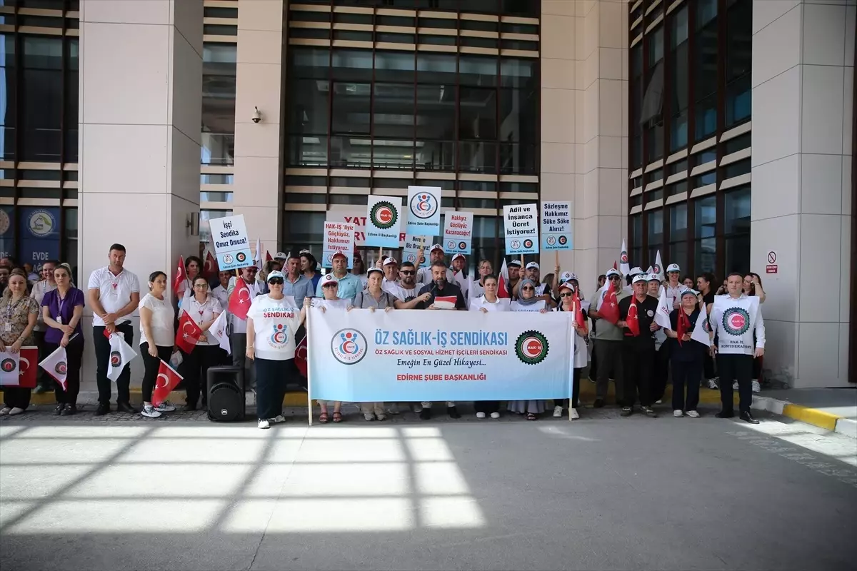 HAK-İŞ Edirne'de Toplu Sözleşme Talep Etti