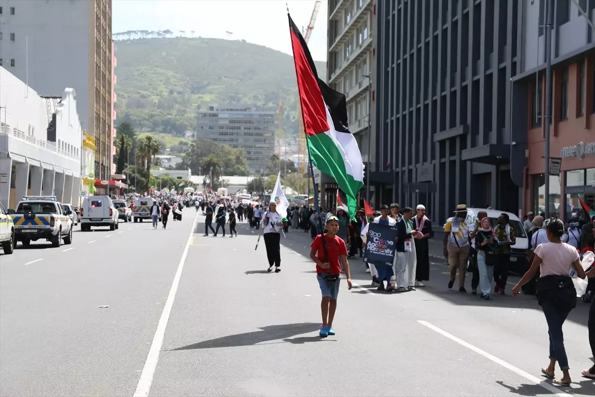 Cape Town'da Gazze Soykırımı Protestosu