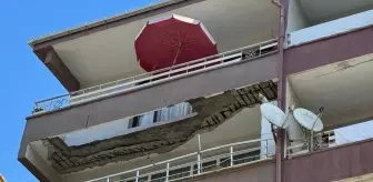 Güngören'de Balkon Çökmesi: 5 Katlı Bina Boşaltıldı