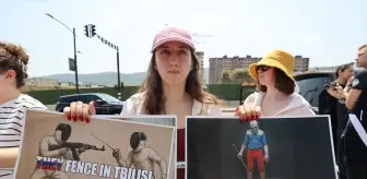 Gürcistan'da Rus Sporculara Protesto