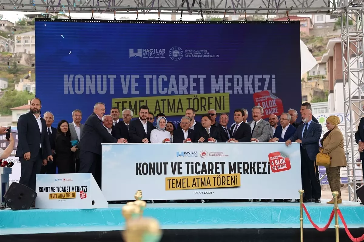 Hacılar'da Kentsel Dönüşüm Projesinin Temeli Atıldı