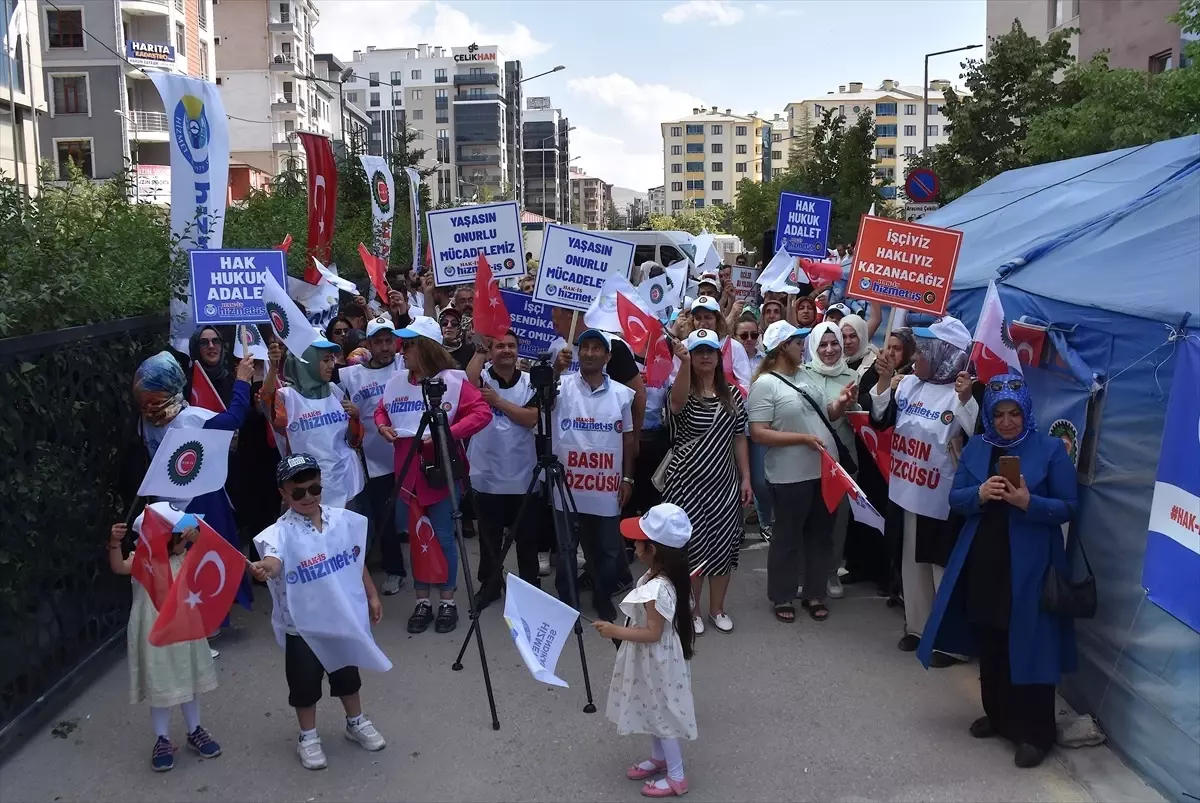 HAK-İŞ Genel Başkanı Arslan İşçilere Destek Ziyareti Gerçekleştirdi