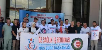 HAK-İŞ Muş'ta şehitler için anma programı düzenledi