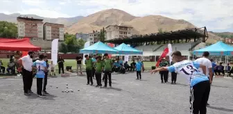 Hakkari'de Anadolu Yıldızlar Ligi Bocce Müsabakaları Başladı