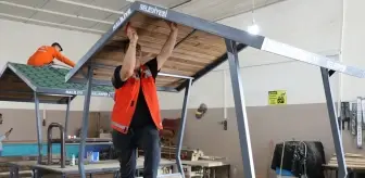 Haliliye Belediyesi'nden Kendi Üretim Atölyesiyle Kent Mobilyası Üretimi