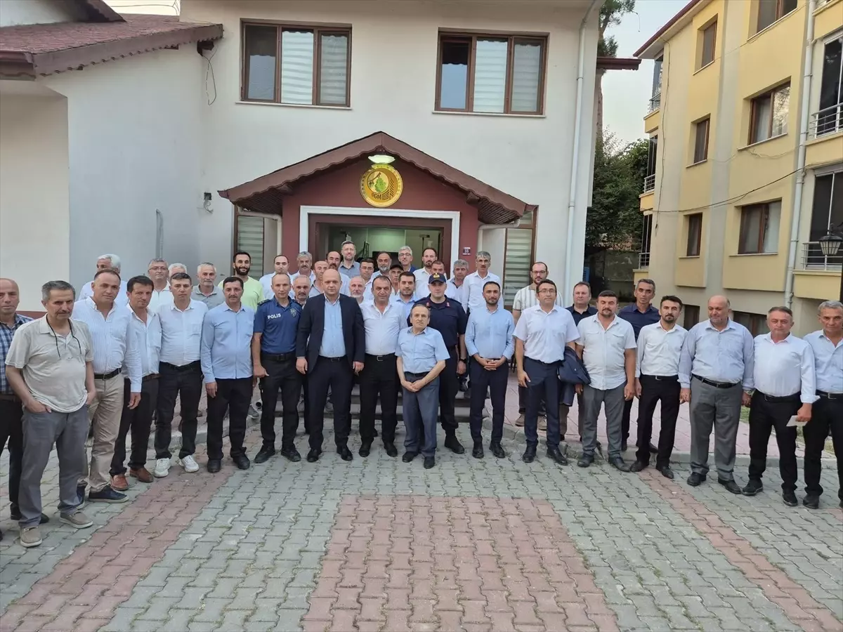 Hanönü Kaymakamı Ceyhun Denli'ye Veda Yemeği