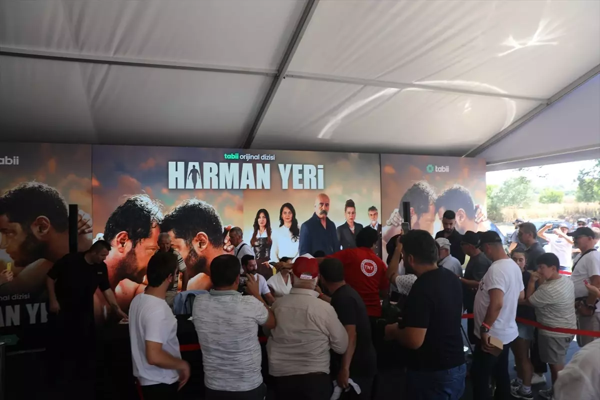 TRT'nin Yeni Dizisi 'Harman Yeri' Kırkpınar'da Tanıtıldı
