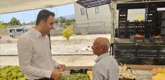 Hasankeyf Kaymakamı İmrak, Halk Pazarını Ziyaret Etti