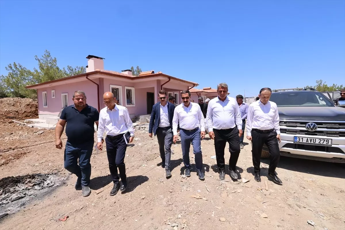 Hatay'da Deprem Sonrası 74 Kırsal Afet Konutunun İnşası Devam Ediyor