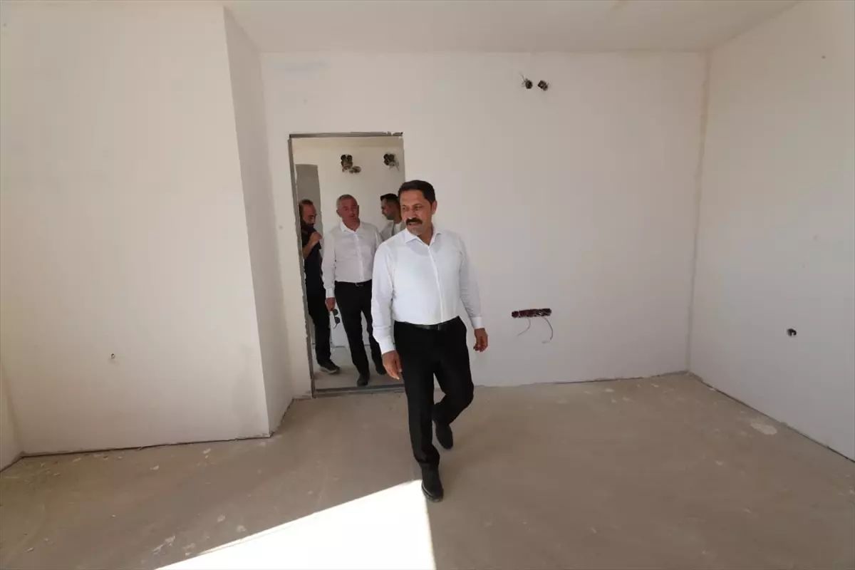 Hatay'da Kırsal Afet Konutları İnşaatı Devam Ediyor